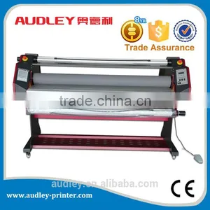 Audley 1600H5 Professionally Produce Auto Pneumatic One Side Cold Thermal Hot Roll Laminating Machine thumbnail-1