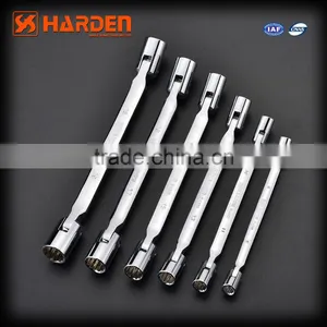 Double Socket Wrench Chrome Vandium Steel Spanner Wrench Tool thumbnail-1