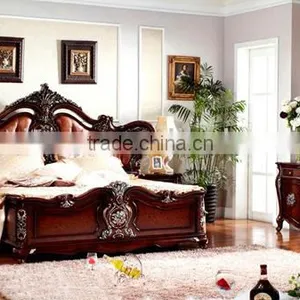 2013 Year Latest Design Wooden Antique European Bedroom Furniture thumbnail-1