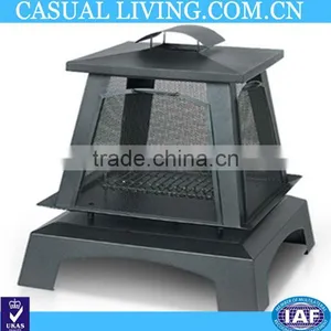 Outdoor Wood Fireplace thumbnail-1