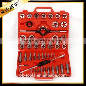 OK-tools 45Pcs Thread Cutting Tools Tap And Die Set, thumbnail-1