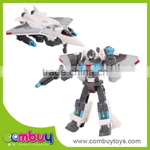 Funny Intelligence Transform Plane Toy Fighter Metal Robot thumbnail-1