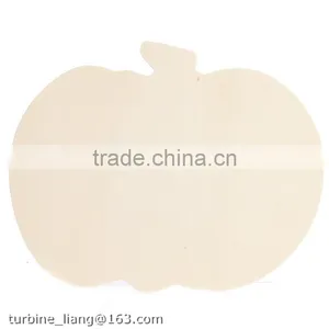 Unfinished Wood Pumpkin Cutout for Halloween Decoration thumbnail-2