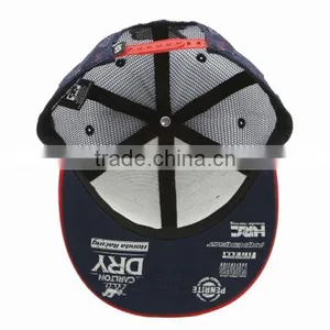 Racing Red Flat Brim Snapbacks Wholesale Mesh Hats thumbnail-4
