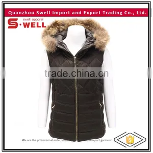 Winter Windproof Black Fancy Vest for Women thumbnail-1