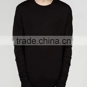 2016 Summer Long Sleeve t Shirt Extended t Shirt Sport Hip Hop Oversized t Shirt Streetwear Loose Tee Shirt thumbnail-6