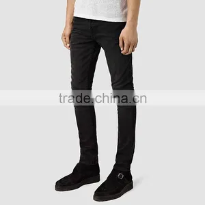 2016 Men Fashion Funcky Skinny Black Jeans in Bulk Great Quality thumbnail-3