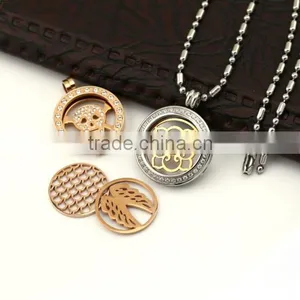 Gold 33MM Coin Dream Peace Faith Love Angel Coin Round Disc Charm thumbnail-2
