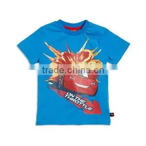 "ON THE THROTTLE" Teenage Boys O-neck Tee Shirts thumbnail-1