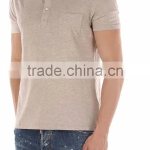 MGOO Promotional Beige Short Sleeve T Shirts With Pocket Blank Dri Fit Polo Shirts Wholesale thumbnail-4