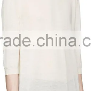 Fashionable New Design Half Sleeve Mens Long Cashmere Solid Color Sweaters thumbnail-2