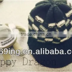 Fashion Knitted Beanie Knitted Hat Knitting Cap thumbnail-1