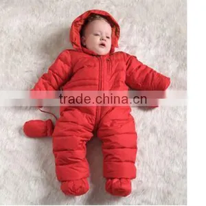 2016 Hot Saling Siamese Trousers Hoody Kid Down Jacket thumbnail-2