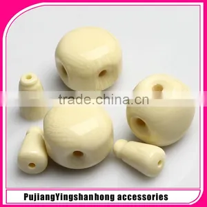 10mm Three Exchange Imitation Wax Beads thumbnail-1