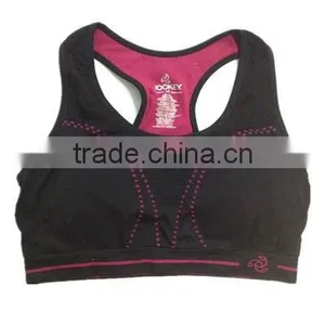 Seamless Sport Racerback Tank Top With Removeable Pad thumbnail-1
