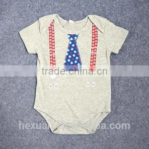 Short Sleeve Cartoon Printing Wholesale Baby Romper Gift Set thumbnail-4
