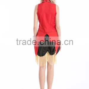 Walson G93 Ringmaster Mistress Circus Lion Tamer Showgirl Fancy Dress Costume Outfit thumbnail-3