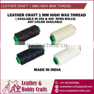 Low Cost, High Quality Wax Thread for Crafting Leather thumbnail-1