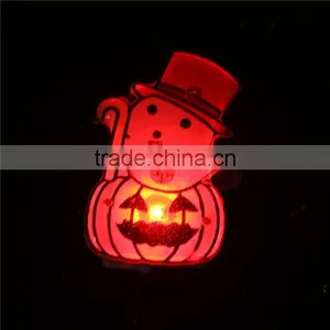 Plastic Halloween Pin Brooches Pumpkin Person Orange-red Brooch Pins For Women thumbnail-1