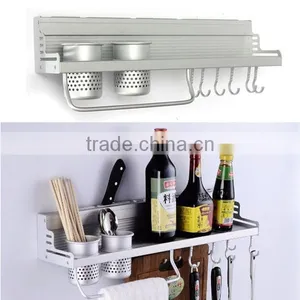 New Arrival Home Kitchen Shelf Storage Rack Spice Tool Holder Seasoning Sooktops Wall Kitchen Rack Kitchen Cooking Seafood Tools thumbnail-1