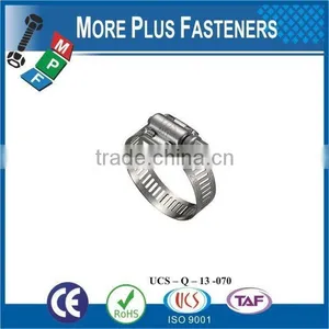 Made in Taiwan Stainless Steel German Type Hose Clamp Small Hose Clamps Heavy Torque thumbnail-5
