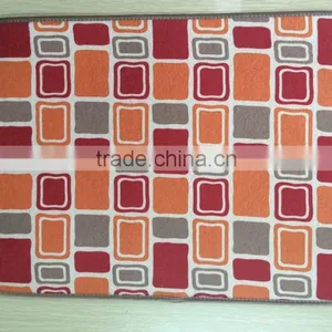 Check Printed and Flower Printed Dish Drying Mat for Kitchen Use thumbnail-2