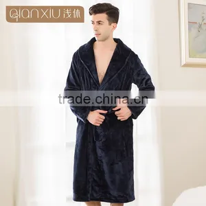 2017 New Deisgn Qianxiu Winter Men Women Wholesale Bathrobe thumbnail-4
