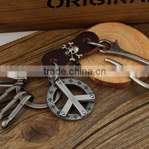 Mens Leather Belt Key Chain/ Key Ring Holder thumbnail-5