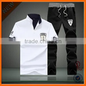 Wholesale Latest Design Tracksuit ,OEM Casual Long Short Tracksuit H-1194 thumbnail-1