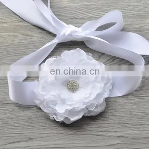 Laced Peony Flower Sash Belt For Kids thumbnail-2