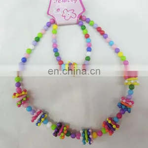 Hot NEW 2015 Striped Bright Color Necklace for Children thumbnail-1