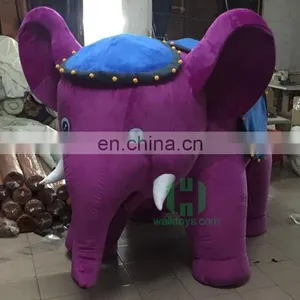 HI CE Customized Giant Inflatable Purple Elephant Costume for Sale thumbnail-1