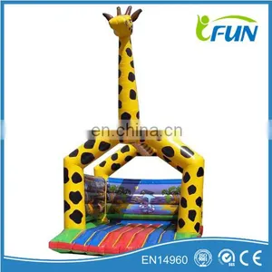 Commercial Inflatable Giraffe Bouncer/inflatable Giraffe Jumping Bouncer/giraffe Inflatable Bouncer Castle thumbnail-1