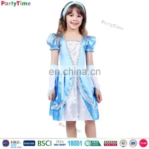 Children Cinderella Costumes Party Fancy Dress Wholesale Custom Made Halloween Costume for Kids thumbnail-1
