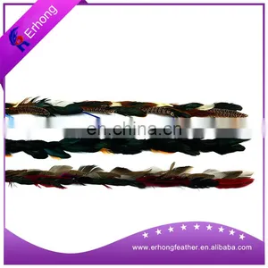Beautiful Fashional Turkey Feather Strip thumbnail-1