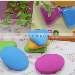 Colorful Triangle and Oval Erasers Set Geometric Color Erasers thumbnail-2