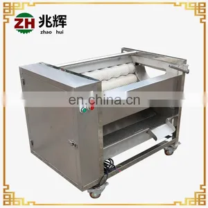 Cheap Price Carrot Vegetable Potato Peeler Turnip Ginger Brush Washing and Peeling Machine thumbnail-5