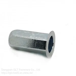 Blind Rivet Nut Stainless m6 Flat Head Full Hex Blind Rivet Nut thumbnail-2