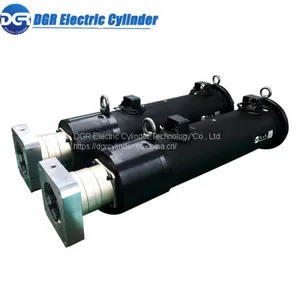 80KN High Load Precision Position PLC Control Servo Electric Push Pull Cylinder for Press Machine thumbnail-3