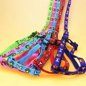 Pet Car Seat Belt Pet Chain Dog Footprint Nylon Collar Traction Sleeve A2 Pet Rope thumbnail-3