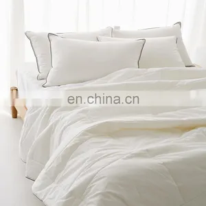 RAWHOUSE Beige Color Cotton Duvet Inner Feather Fabric Quilt Duvet Insert thumbnail-6