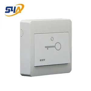 Exit Push Button Switch For Electric Magnetic Lock Door Access Control With Back Box thumbnail-1