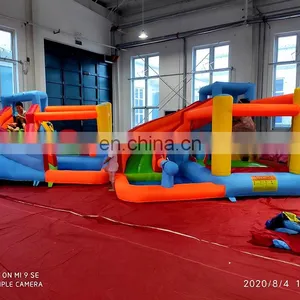 Inflatable Water Slides Backyard Oxford Inflatable Bouncer Castle Jumping Bounce House for Kids Use thumbnail-2