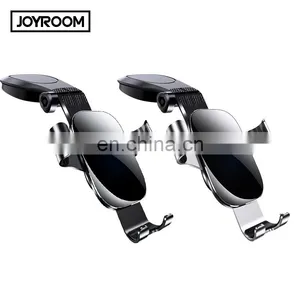 Joyroom ZS198 Metal Plastic Cell Phone Stand Mount Air Vent Car Phone Holder Gravity thumbnail-2