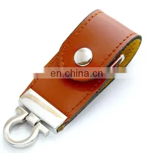Leather USB Flash Drive , USB Pendrives Factory Wholesale Dropshipping thumbnail-1
