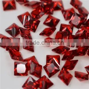High Quality Wholesale Incomparable Beautiful 0.8mm Princess Cut Light Peach Ziron for Decoration Saree thumbnail-6