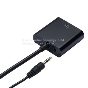 HD 1080P HDMI To VGA Cable Converter HDMI Male To VGA Famale Converter Adapter Digital Analog for Tablet Laptop PC TV thumbnail-1
