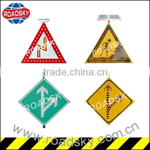 Aluminum Informative Solar Powered Traffic Sign thumbnail-1