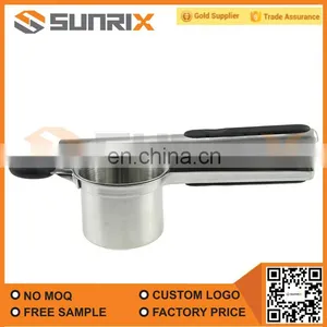 Food Grade Stainless Steel Potato Ricer and Masher With Silicone Handle and 3 Ricing Discs thumbnail-5