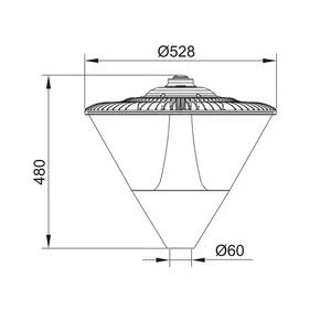 Frosted Led Garden Light DLG-LED-038 thumbnail-2